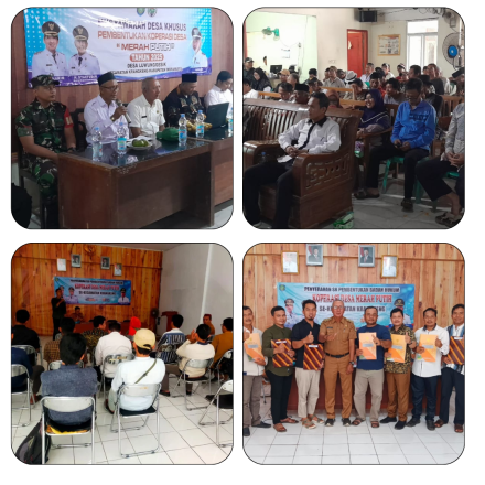 Pembentukan Koprasi Desa Merah Putih Serta penyerahan SK Dan AHU Desa Luwunggesik